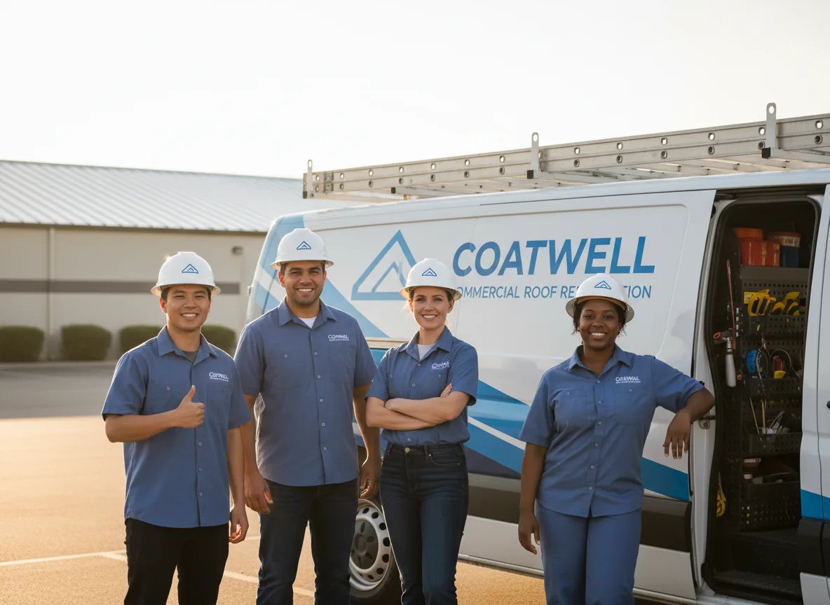 Commercial roof coating company in Tyro, KS